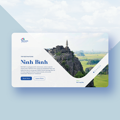 Visit Vietnam Landing Page - Creative Layout ui web web layout website