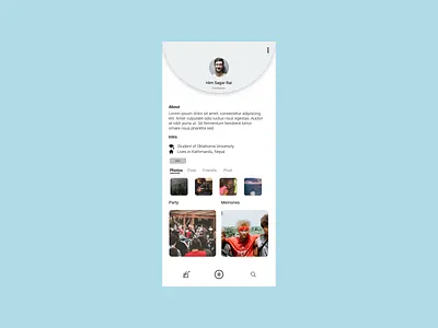 Day6 UserProfile app branding design typography ui web