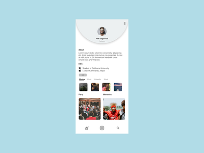 Day6 UserProfile app branding design typography ui web