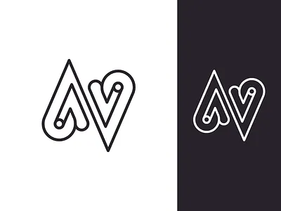 n with love Logo Design Brand | Logo identity Designer brand brand and identity brand design brand identity branding creative logo flat flat logo letter lettering logo logo deisgn logo deisgn desgn logotpye logo design logodesign logos logotype n letter n letter logo text