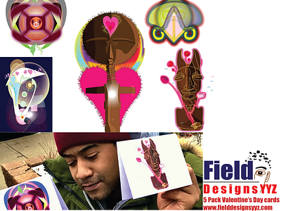 Valentine’s Day Cards fielddesignsyyz