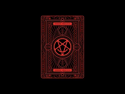 Doom Chalice: Backer backer card game illustration sigil