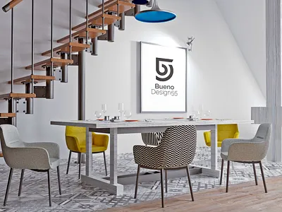 My first brand attempt in a mockup brand brand design brand identity branding design illustrator study