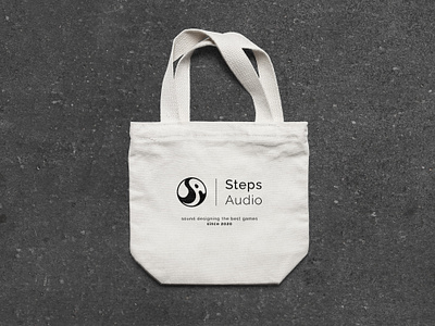 Mockup with Steps Audio's logo I made. logo mockup photoshop sound design