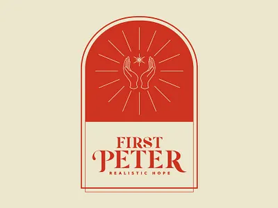 Church Series Artwork church church design first peter logo peter series typography vector