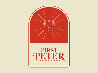 Church Series Artwork church church design first peter logo peter series typography vector