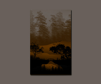 landscape illustration art design design illustrasi illustrasi concept illustration illustration art illustrator minimal vector
