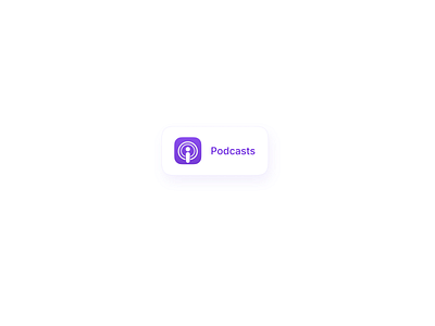 Podcasts App Logo branding design graphic design illustration logo ui ux vector