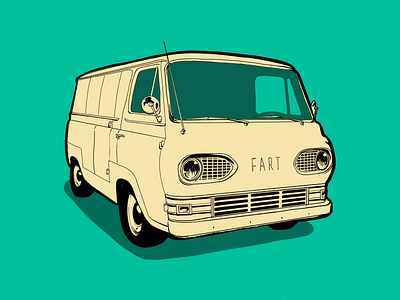 Pretty sweet van colors illustration procreate