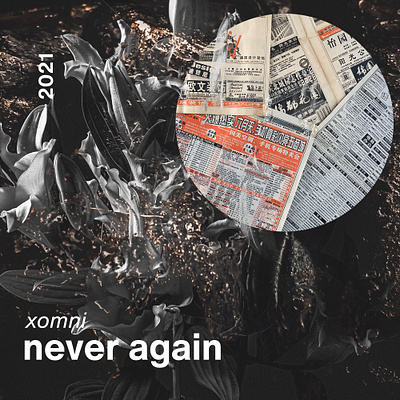 NEVER AGAIN l Cover collage photoshop