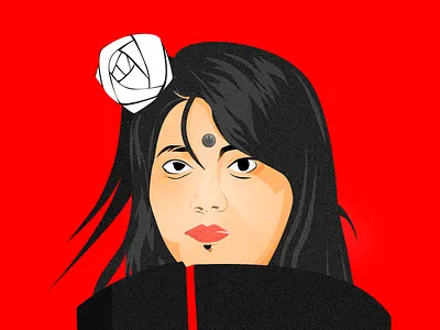 Akatsuki In my version art digital painting illustration vector