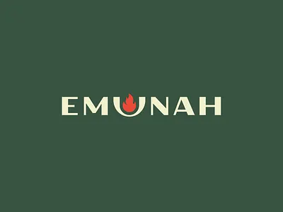 Emunah brand branding design lettermark logotype mark typography vector