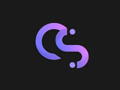 CS letter logo adobe adobe illustrator branding concept concept design design gradient illustration lettering logo design logodesign logos typography vector