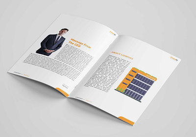 Loops IT Company Profile Brochure Design Mockup brochure brochure design brochure mockup