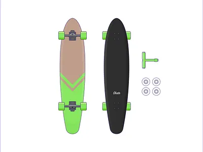 vector longboard illustration adobe adobe illustrator art design graphic design illustration illustrator longboard skateboard vector vector art