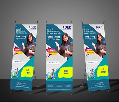 X Stand Banner Mockup Coaching banner design mockup x stand