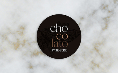 Chocolato Pâtisserie logo bakery branding brown chocolate cocoa design logo pastry