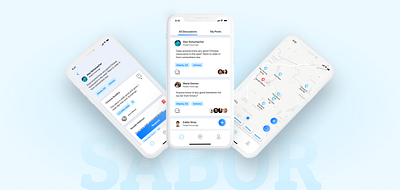 Sabor: Restaurant Sharing app design product design ui ux