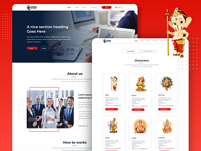 Website redesign adobe photoshop figma mockup user experience design user interface website design