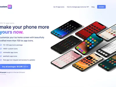 customico aesthetic app icon app icons black and white icons ios ios 14 ios app icon iphone minimalist minimalist icon neon icons