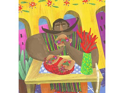 Tacos restaurant food food illustration foodies illustration méxico photoshop restaurant tacos
