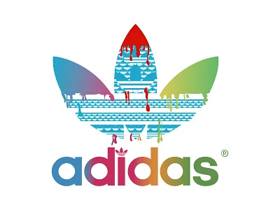 Adidas Logo adidas logo colorful colorfull colorfull adidas logo colorfull adidas logo design flyer illustration langkawi marine sanctuary logo mcv logo minimal