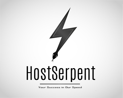 Host Logo branding design host branding host logo host website hosting logo serpent