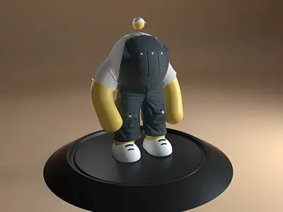 Rupert 3d characterdesign cinema4d design farmer marvelous designer