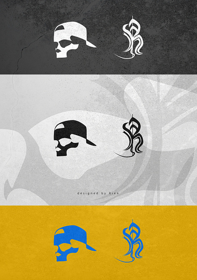 Rien logo branding design icon logo vector