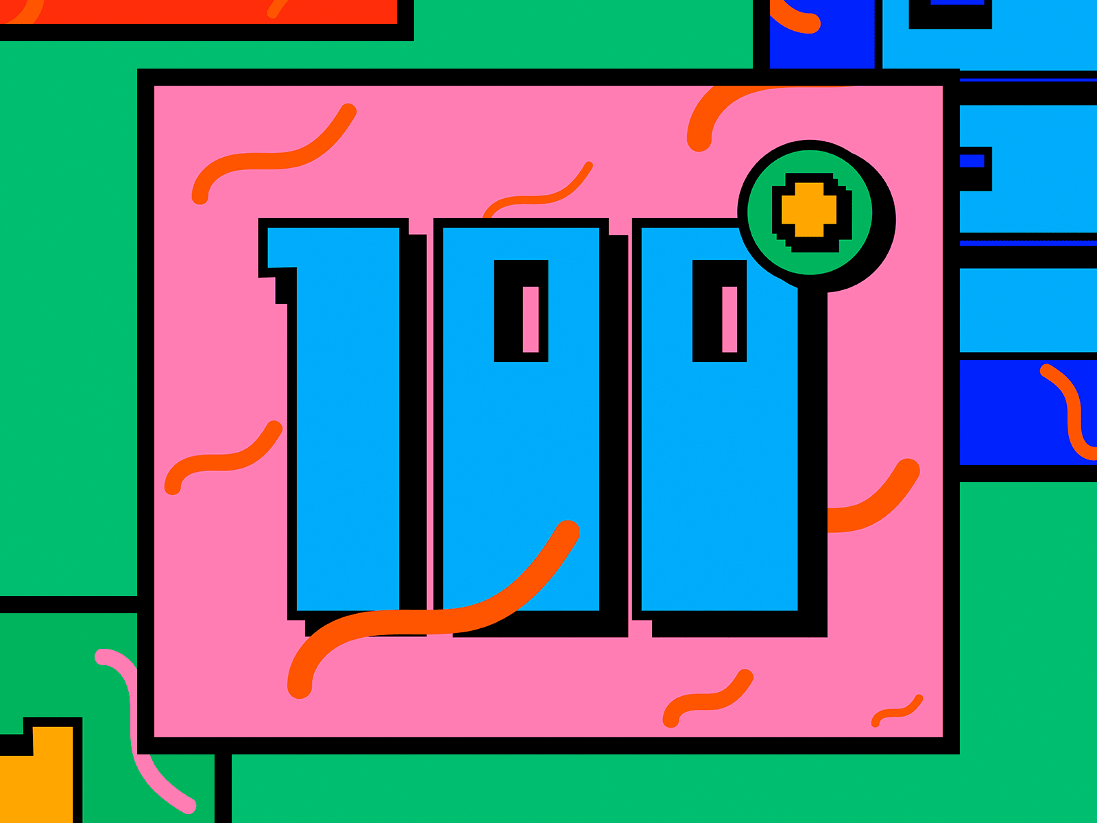 Playlist Cover graphic graphic design music type typogaphy vector vibrant