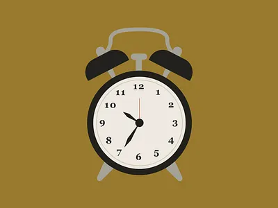 time teller alarm clock color design illustration illustrator time vector