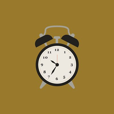 time teller alarm clock color design illustration illustrator time vector