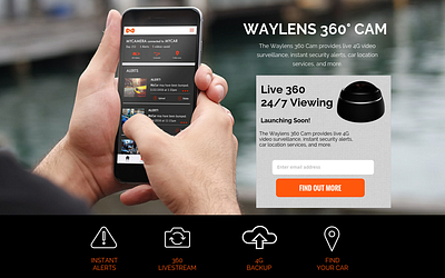 Waylens 360 Cam Concept concept design ui ux