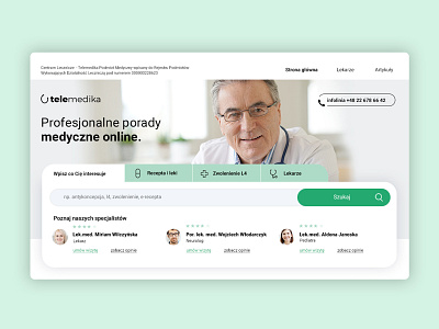 telemedika clinic medical medical app medical care telemedicine ui web webdesign