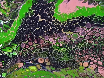 Fun time with Marina ~ Acrylic pouring with cells ~ Fluid Art ~ abstract acrylic acrylic paint art cells design fluid art paintings pouring stayhome tutorial