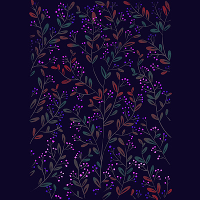 Berries pattern berries