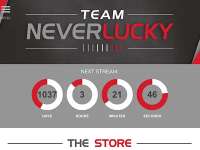 Team Never Lucky branding content marketing development project management site design ux