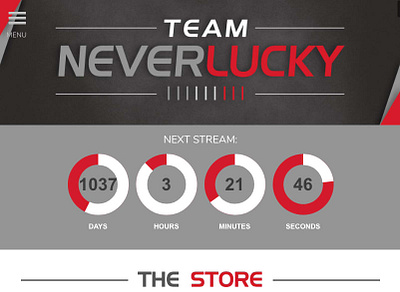 Team Never Lucky branding content marketing development project management site design ux