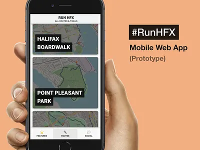 #RunHFX - Mobile Web App (Prototype) app app design fitness ios iphone mobile mobile product running web app design web design