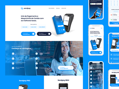 SendPay - LandingPage interface landing page pay payment send send money ui ui design uidesign uiux ux ux design website