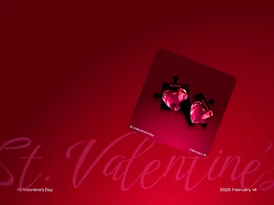 St. Valentine's Day animation branding dailyui graphic design illustration logo motion graphics ui ui ux web design