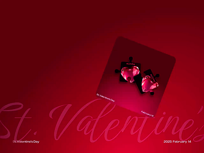 St. Valentine's Day animation branding dailyui graphic design illustration logo motion graphics ui ui ux web design