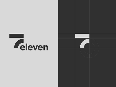 Logo Redesign | 7-Eleven branding design graphic design logo minimal redesign trademark ui