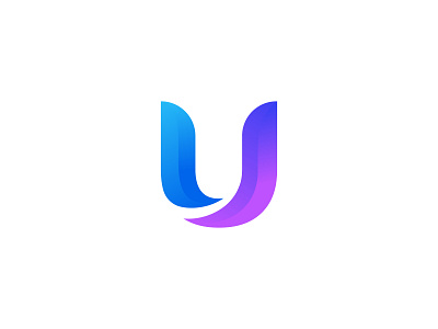 Letter U logo design 2021 clean concept design gradient idea letter u logo logo logo design logodesign logomark logotype modern new popular purple simple u u logo