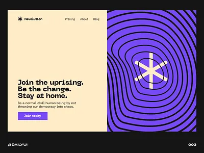 Landing page challenge dailyui landing landingpage purple