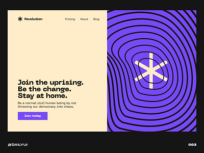 Landing page challenge dailyui landing landingpage purple