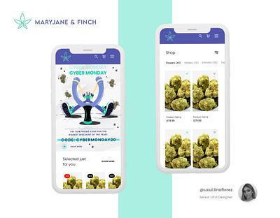 Cannabis E-Commerce cannabis design responsive webdesign