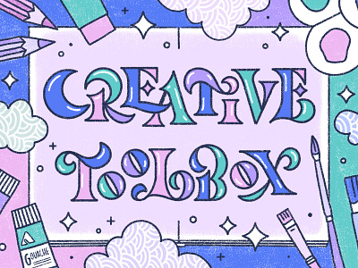 Creative Toolbox hand lettering illustration