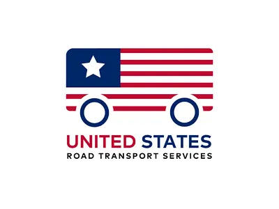 United States road transport service logo brand branding designlogo graphicdesign graphicdesigner graphics illustrator logo logodesign logodesigner logodesigns logodesinger logoinspiration logoinspirations logologo logomaker logomark logos logotip logotype