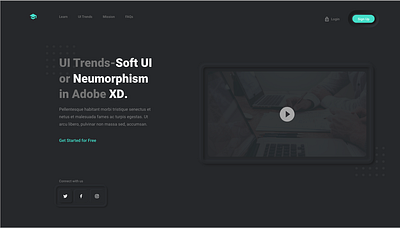 Soft UI Design design neumorphism ui web